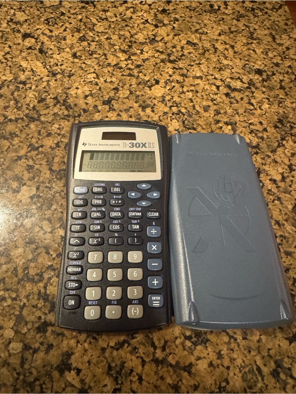 Texas Instruments TI-30X IIS Scientific Calculator with Blue gray
